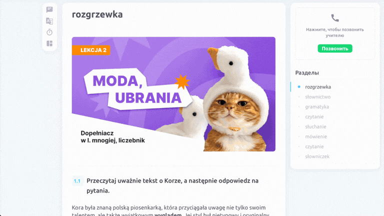 Запись урока на интерактивной платформе